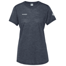 Tričko krátky rukáv Mammut Tree Wool FL T-Shirt Women marine melange 5784