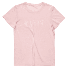 Tričko krátky rukáv Devold Classic Flowers Tee Women 150A CHALK PINK