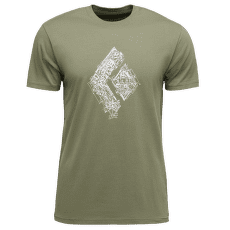 Tričko krátky rukáv Black Diamond Engineered Diamond SS Tee Men Tundra