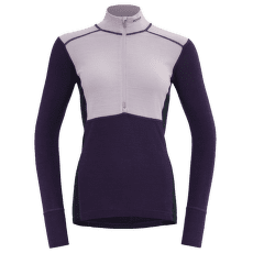 Triko dlouhý rukáv Devold Lauparen Merino 190 Zip Neck Women 167B ORCHID/LILAC/INK