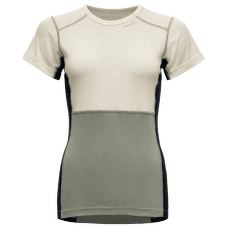 Tričko krátky rukáv Devold Lauparen Merino 190 T-Shirt Women 010B RAW WHITE/FOG/INK