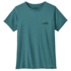 Tričko krátky rukáv Patagonia Cap Cool Daily Graphic Shirt Women 73 Skyline: Wetland Blue X-Dye