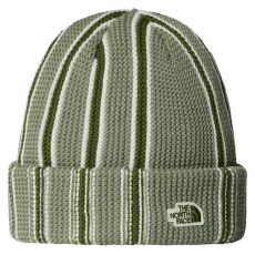 Čepice The North Face URBAN EXPLORE BEANIE FDI BARK MIST/WOODLAND GREEN/WHITE DUNE