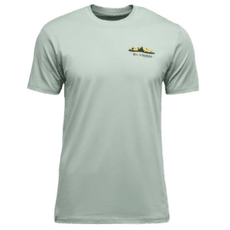 Tričko krátky rukáv Black Diamond Mountainscape SS Tee Men Agave