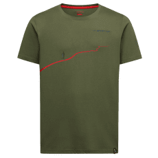 Tričko krátky rukáv La Sportiva TRAIL T-SHIRT Men Cypress/Mountain Red