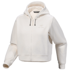 Mikina Arcteryx Emblem Fleece Full Zip Crop Hoody Women Arctic Silk