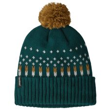 Čepice Patagonia Powder Town Beanie Snowfall Knit: Dark Borealis Green