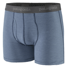 Boxerky Patagonia Essential Boxer Briefs 3" Men Fathom Stripe: New Navy