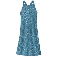 Šaty Patagonia Magnolia Spring Dress Block Party: Lago Blue