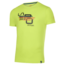 Triko krátký rukáv La Sportiva STRIPE CUBE T-SHIRT Men Lime Punch