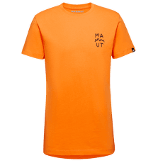 Tričko krátky rukáv Mammut Massone T-Shirt Men Lettering dark tangerine 2258