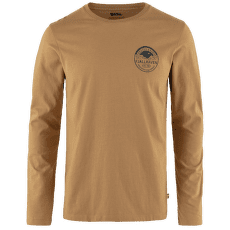 Tričko dlhý rukáv Fjällräven Forever Nature Badge LS T-Shirt Men Buckwheat Brown