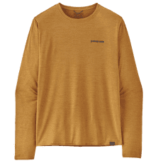 Tričko dlhý rukáv Patagonia Cap Cool Daily Graphic Shirt - Waters Men Boardshort Logo: Pufferfish Gold X-Dye