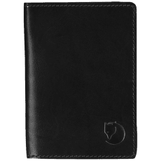 Pouzdro Fjällräven Leather Passport Cover Black