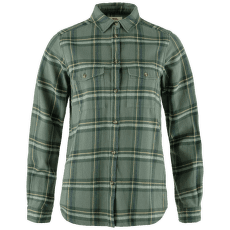 Košeľa dlhý rukáv Fjällräven Övik Heavy Flannel Shirt Women Patina Green-Deep Patina