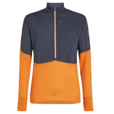 Triko dlouhý rukáv Icebreaker Merino 200 RealFleece™ Descender LS Half Zip Men GRAPHITE/RAY/FELDSAR/CB