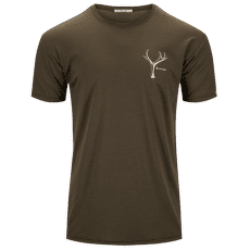 Tričko krátky rukáv Aclima LightWool Tee Print Horn Men Tarmac