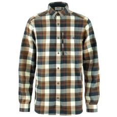 Košile dlouhý rukáv Fjällräven Fjallglim Shirt Men Wood Brown-Chalk White