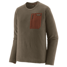 Mikina Patagonia R1 Air Crew Men Marlow Brown