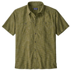 Košeľa krátky rukáv Patagonia Back Step Shirt Men Ikat Net: Palo Green