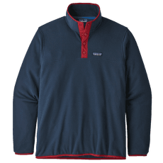Micro D® Snap-T® Fleece Pullover Men New Navy w/Classic Red
