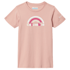 Triko krátký rukáv Columbia Mission Lake Short Sleeve Graphic Shirt Girls Faux Pink Brand 672