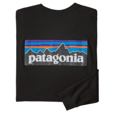Tričko dlhý rukáv Patagonia Long-Sleeved P-6 Logo Responsibili-Tee Men Black