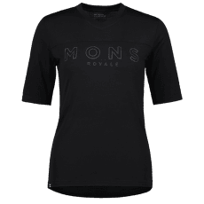 Tričko krátky rukáv Mons Royale Redwood Enduro VT Women Black