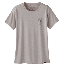Tričko krátky rukáv Patagonia Cap Cool Daily Graphic Shirt Lands Women Clean Climb Bloom: Pumice X-Dye