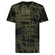 Triko krátký rukáv Mons Royale ICON T-Shirt Garment Dyed Olive Tie Dye
