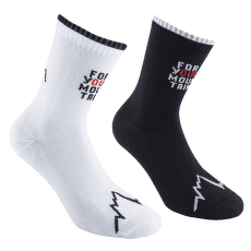 Ponožky La Sportiva FOR YOUR MOUNTAIN SOCKS Black/White