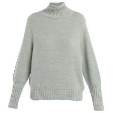 Svetr Icebreaker Seevista Funnel Neck Sweater Women ASHEN/MOSS