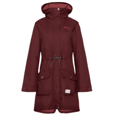 Kabát Kari Traa Tesdal Parka Women BURGUNDY RED