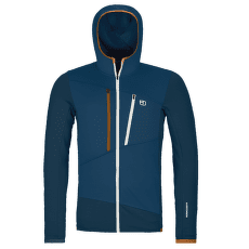 Bunda Ortovox FLEECE GRID HOODY MEN 54201 deep ocean