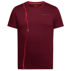 Triko krátký rukáv La Sportiva ROUTE T-SHIRT Men: Redwood/Mountain Red