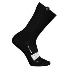 Ponožky Mammut All-Mountain Targeted Cushion Merino Crew Socks black-white 0047