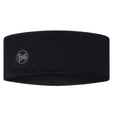 Čelenka Buff Lightweight Merino Wool Headband SOLID BLACK