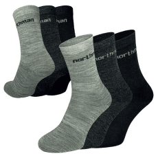 Ponožky Northman Liner Merino 3-pack Mix