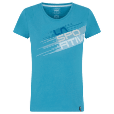 Stripe Evo T-Shirt Women Topaz