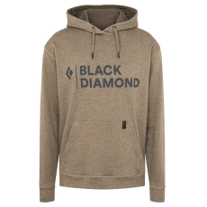 Mikina Black Diamond Stacked Logo Hoody Men Walnut Heather