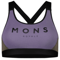 Podprsenka Mons Royale Stela X-Back Bra Women Walnut / Thistle