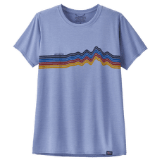 Tričko krátky rukáv Patagonia Cap Cool Daily Graphic Shirt Women Ridge Rise Stripe: Pale Periwinkle X-Dye