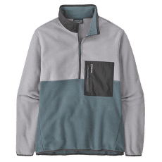 Mikina Patagonia Microdini 1/2 Zip Pullover Men Nouveau Green w/Salt Grey