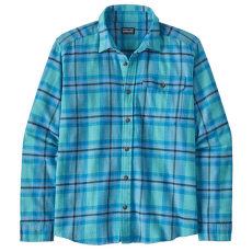 Košile dlouhý rukáv Patagonia Long-Sleeved Cotton in Conversion Lightweight Men Ocean: Subtidal Blue