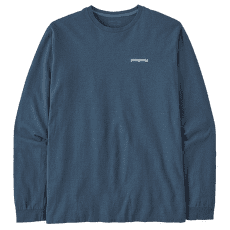 Triko dlouhý rukáv Patagonia Long-Sleeved P-6 Logo Responsibili-Tee Men Utility Blue