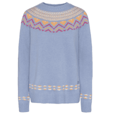 Sveter Kari Traa Sundve Knit PASTEL LIGHT BLUE