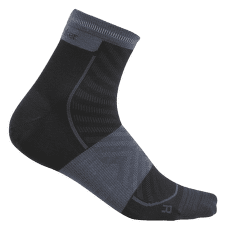 Ponožky Icebreaker Merino Blend Run+ Ultralight Mini Men BLACK/GRAPHITE