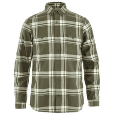 Košeľa dlhý rukáv Fjällräven ÖVIK LITE FLANNEL SHIRT MEN Laurel Green-Chalk White