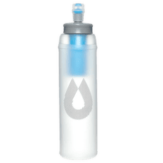 Fľaša Hydrapak ULTRAFLASK + 500ml FILTER KIT Clear