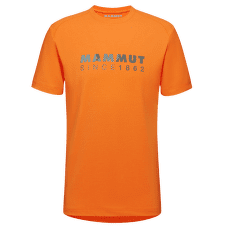 Tričko krátky rukáv Mammut Trovat T-Shirt Men Logo dark tangerine 2258